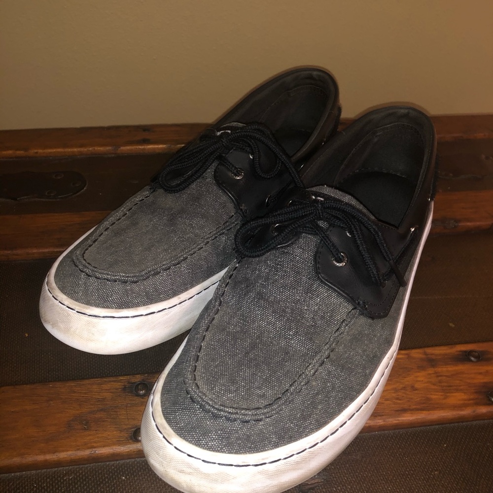 Sperry Cutter 2-Eye Chambray Shoes 14M